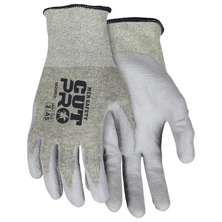 Mcr Safety Gloves, Cut Pro, 18g Aramid liner, PU XXS, 12PK 9828PUXXS